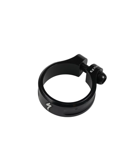 Specialized Alloy Seatpost Clamp 30.8mm Bolt-on Stainless Steel hardware (Black)