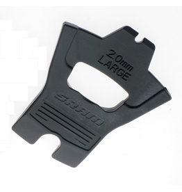 SRAM Disc Brake Pad Spacer - Code R/ RS/ RSC / Ultimate, 2.0mm (black)