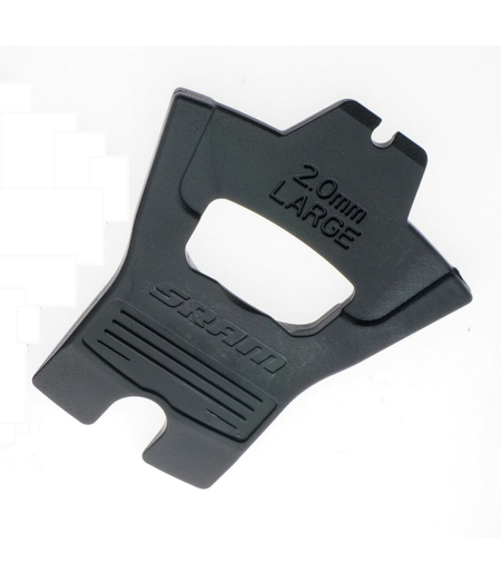 SRAM Disc Brake Pad Spacer - Code R/ RS/ RSC / Ultimate, 2.0mm (black)