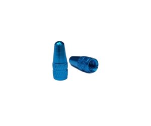 Aluminum Valve Caps Presta Turquoise - Pair