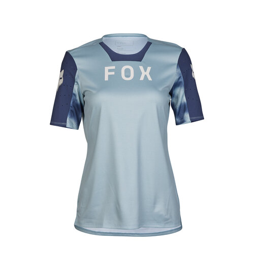 FOX Racing Apparel Womens Defend Short Sleeve Jersey Race Gunmetal Grey