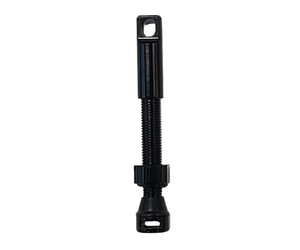 Tubeless Valve, Alloy, Black, 44mm (Sold Individually) FV/PV, patent design with extra side hole,  - Great valve for use with tyre inserts (Integrated valve removal tool in cover)