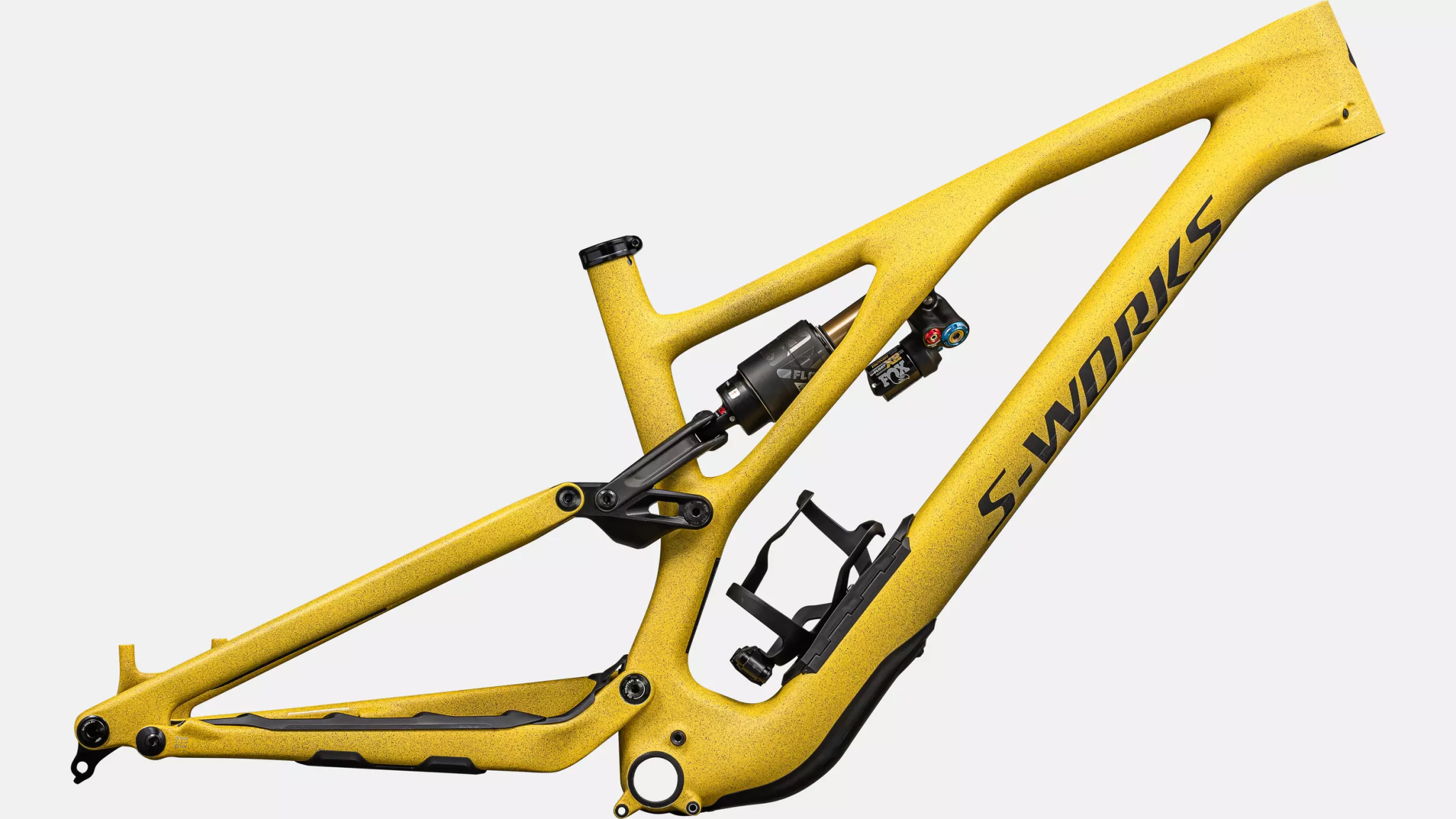 S Works Stumpjumper EVO Frameset Satin Sulphur Brassy Yellow Olive Green Obsidian Metallic Obsidian Mornington Berwick Cycles