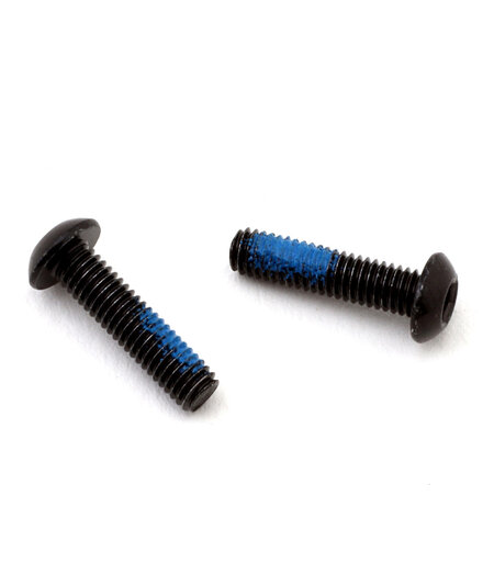 Roval Rapide Handlebar Cable Transition Bolts, 2mm Hex Head, M3 x 0.5p x 12mm, Steel, Black (2 Pcs.)