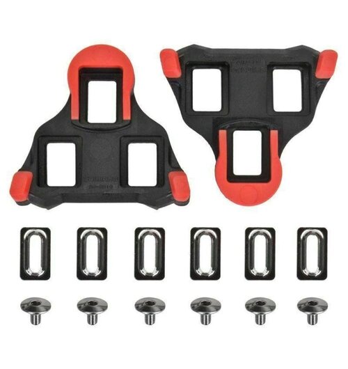 Shimano SM-SH10 SPD-SL Cleat Set Fixed Mode - Red