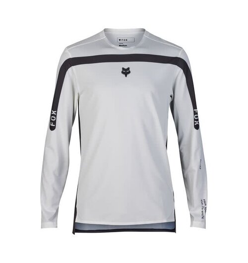 FOX Racing Apparel Mens Flexair Aviation Long Sleeve Jersey Race White