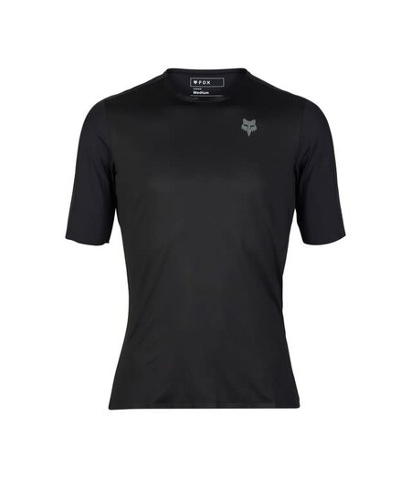 FOX Racing Apparel Mens Flexair Ascent Short Sleeve Jersey Black
