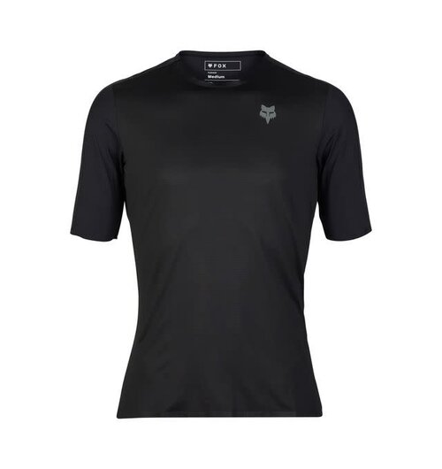 FOX Racing Apparel Mens Flexair Ascent Short Sleeve Jersey Black