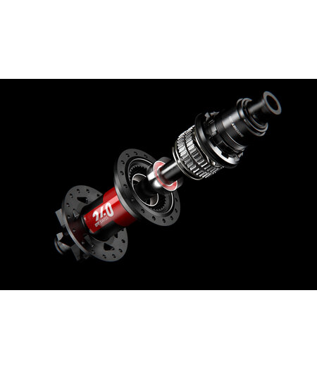 DT Swiss DT 240 Ratchet DEG Hub 148mm x 12mm w/ 28-hole, SRAM XD MTB (ASRAM), Disc IS (6-bolt), BM ASM R