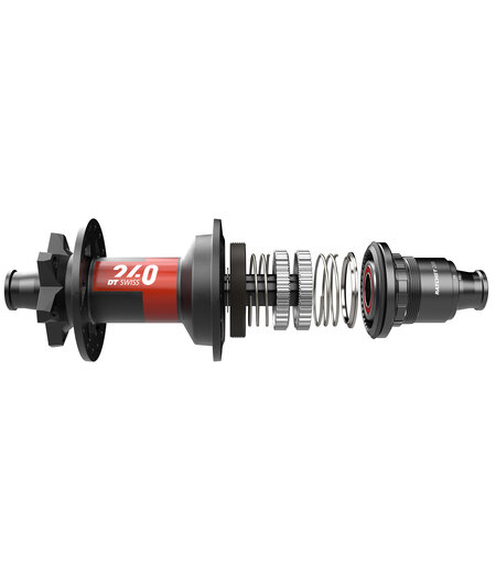 DT Swiss DT 240 Ratchet DEG Hub 148mm x 12mm w/ 28-hole, SRAM XD MTB (ASRAM), Disc IS (6-bolt), BM ASM R