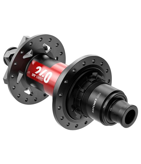 DT Swiss DT 240 Ratchet DEG Hub 148mm x 12mm w/ 32-hole, SRAM XD MTB (ASRAM), Disc IS (6-bolt), BM ASM R