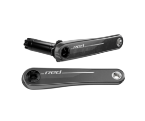 Crank Arm Assembly Red E1 DUB (BB/Chainrings Not included)