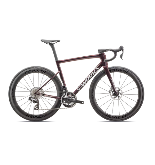 Specialized S-Works Tarmac SL8 SRAM Red AXS - Gloss Solidity/Red To Black Pearl/Metallic White Silver
