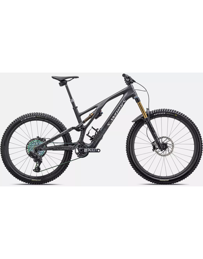 S Works Stumpjumper EVO Satin Carbon Brushed Liquid Black Metal Limestone Brushed Chrome Mornington Berwick Cycles