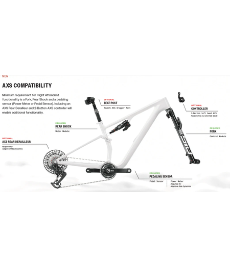 RockShox SID Ultimate Flight Attendant Race Day Fork - Black 3P Crown 29 Boost 120mm