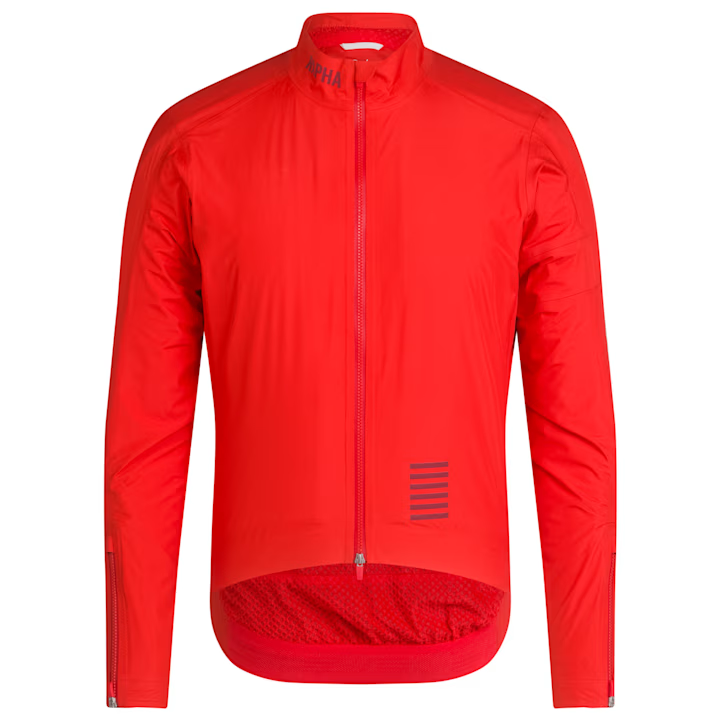 Men's Pro Team Insulated GORE-TEX Cycling Rain Jacket Red