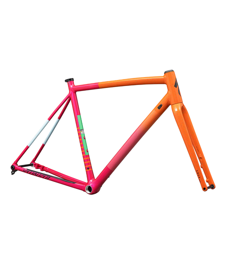 Specialized Crux DSW Frameset Gloss Amber Glow / Vivid Pink / Metallic Midnight Shadow / Speckle