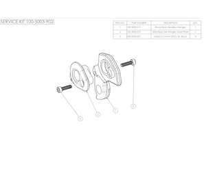 Hanger Kit Road Rear Derailleur for Melee & Fray