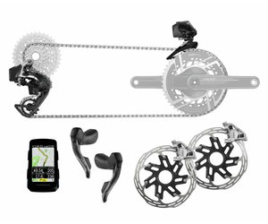 SRAM Red eTap AXS 2X E1 Electronic HRD groupset (includes