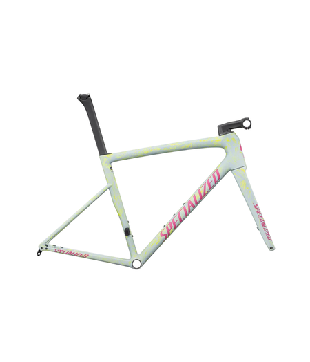 Specialized Tarmac SL8 Frameset Satin Ion Metallic / Sea Foam Strata / Rebel Pink