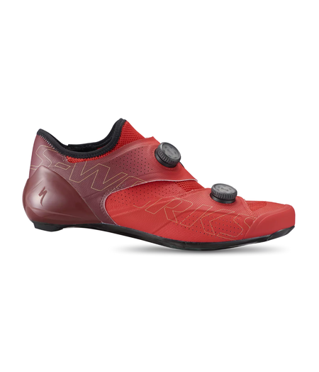 Specialized S-Works Ares Road Shoes Flo Red/Maroon