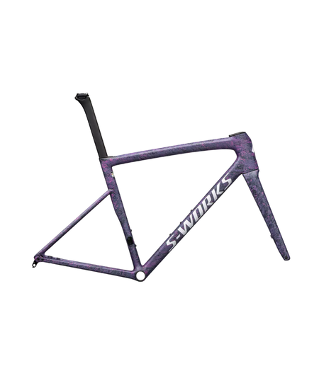 Specialized S-Works Tarmac SL8 Frameset Satin Carbon / Rebel Pink + Deep Lake Metallic Blurred Impasto / Gloss White