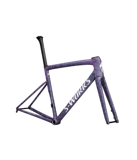 Specialized S-Works Tarmac SL8 Frameset Satin Carbon / Rebel Pink + Deep Lake Metallic Blurred Impasto / Gloss White