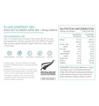 Pure Fluid Energy Gel 50g - Kola Nut & Lemon Juice w/30mg Caffeine