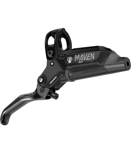 SRAM Disc Brake Maven Silver - Aluminum Lever, Stainless Hardware, Reach/Contact Adj, SwingLink, Black (Includes MMX Clamp, Bracket) (Rotor Sold Separately)A1
