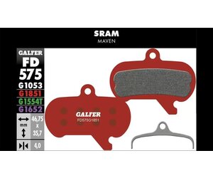 FD575 Brake Pads (G1851 Advanced Compound) SRAM Maven - Pair