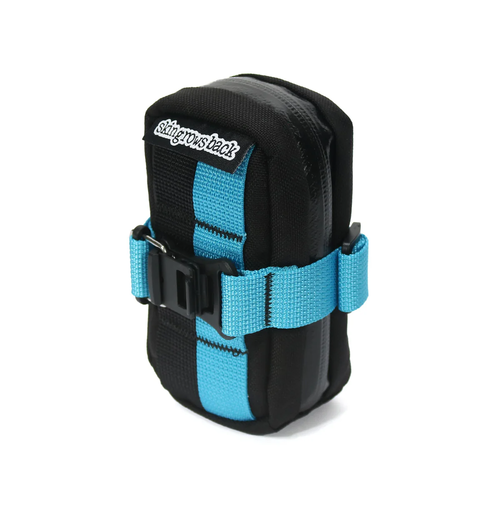 Skin Grows Back Plan B Saddle Bag Black Aqua Distinction