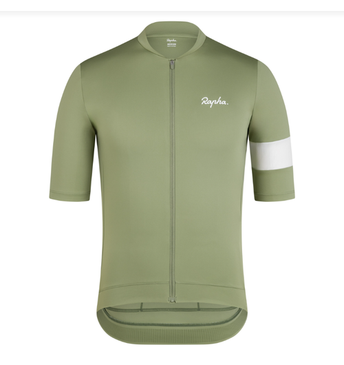 Rapha Men's Core Jersey Olive Green