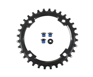 Chainring Turbo 32T, 11-Speed 104BCD Steel, 1x Ring, w/ Chainring bolts (Praxis)