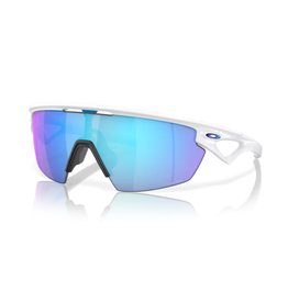 Oakley Sphaera Matte White Frame w/ Prizm Sapphire Polarized Lens