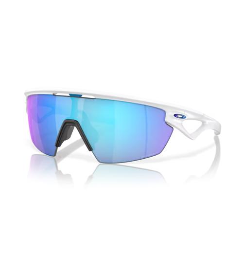 Oakley Sphaera Matte White Frame w/ Prizm Sapphire Polarized Lens