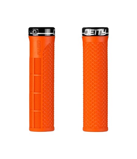 Deity MTB Grip Lockjaw Orange