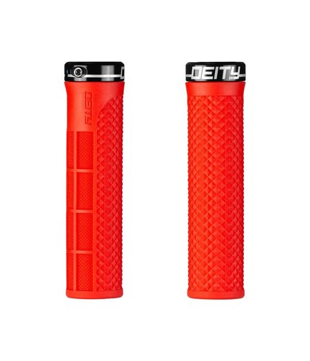 Deity MTB Grip Lockjaw Red