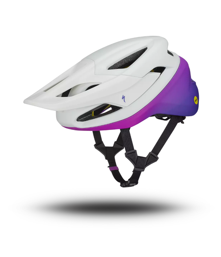 Specialized Camber MTB Helmet w/Mips White Dune/Purple Orchid
