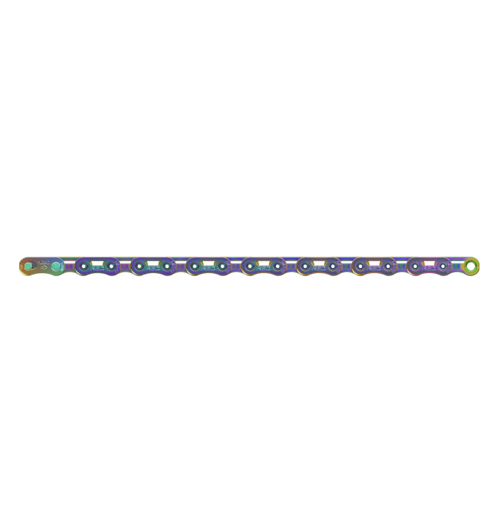 SRAM Chain Red E1 Flattop 114-Links Rainbow w/ PowerLock 12-Speed