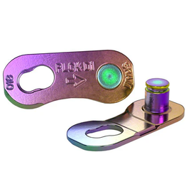 SRAM RED PowerLock Flattop Chain Connector Link - 12-Speed Road /13-Speed XPLR, Rainbow (1 pair) D1 / E1