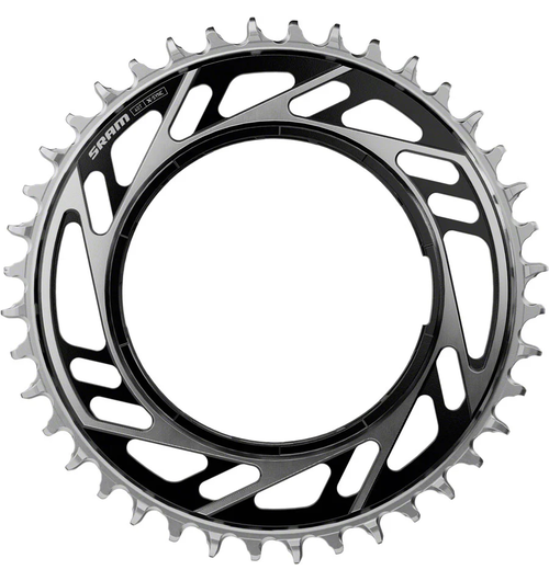 SRAM Chain Ring Road / Gravel Red E1 XPLR Threaded Mount X-Sync 6.5mm Offset Black / Silver