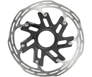Rotor Paceline X CenterLock 140mm Rounded (includes lockring) Red E1