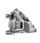 SRAM Disc Brake Caliper Assembly Red E1 AXS eTap - Flat Mount 2-Piece Front/Rear Silver, Including Brake Pads (No hose)