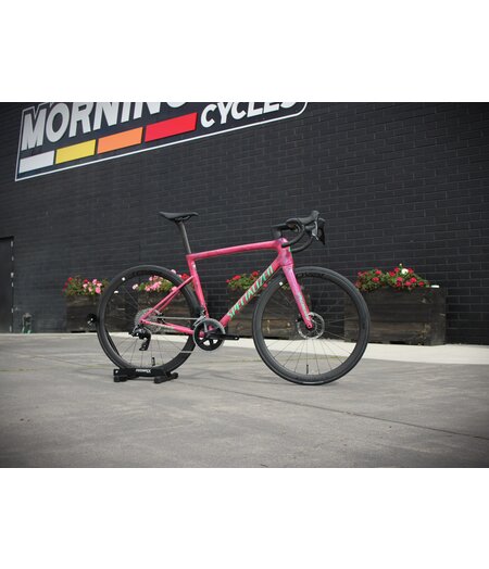 Specialized Tarmac SL8 Expert Custom Build w/ SRAM Rival AXS - Gloss Carbon / Metallic Vivid Pink Strata , Size 52cm
