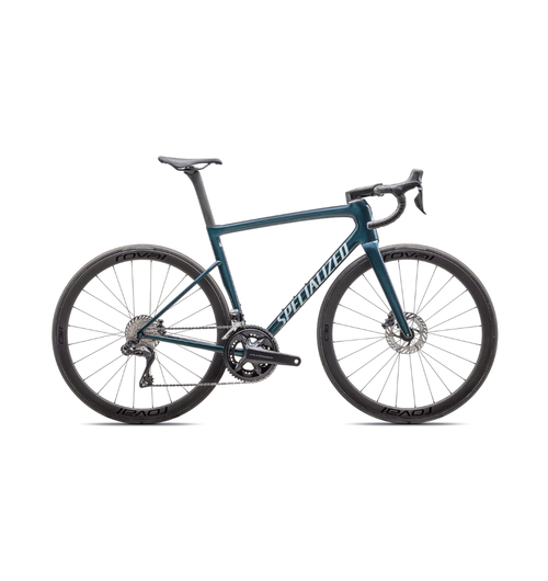 Specialized Tarmac SL8 Expert - Shimano Ultegra Di2 - Gloss Deep Lake Metallic / Green Pearl Over Seafoam