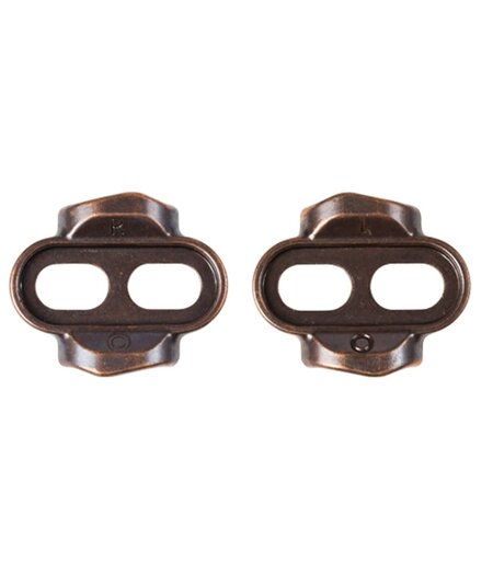 Crankbrothers Cleat Easy Release Bronze - 10 Degree Release Angle, Zero Degree Float