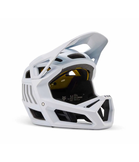 FOX Racing Apparel Youth Proframe MTB Helmet Nace White (48-52 cm)
