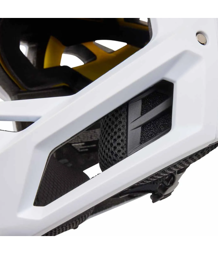 FOX Racing Apparel Youth Proframe MTB Helmet Nace White (48-52 cm)