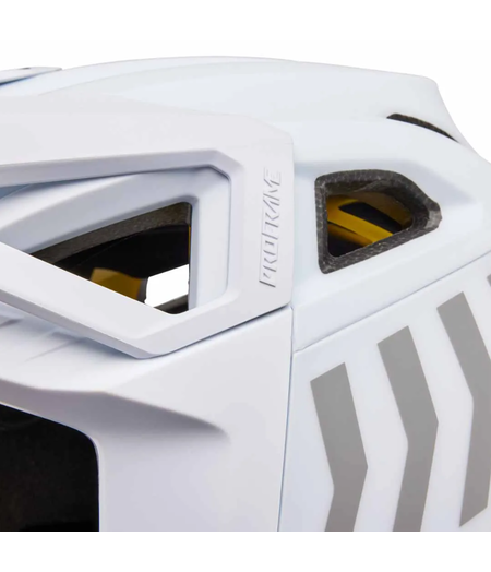 FOX Racing Apparel Youth Proframe MTB Helmet Nace White (48-52 cm)