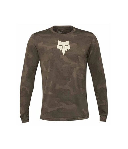 FOX Racing Apparel Mens Ranger TruDri Long Sleeve Jersey Dirt Brown